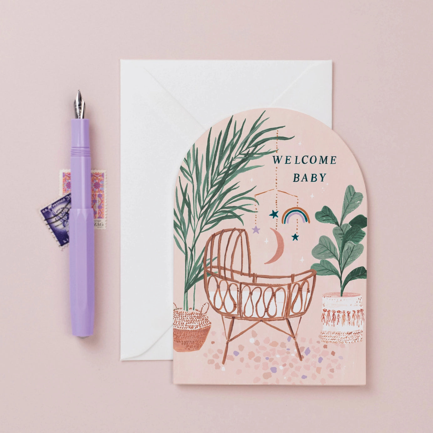 Sister Paper Co. Welcome Baby Card