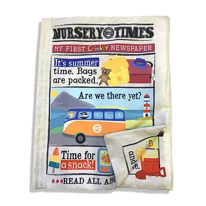 Nursery Times Crinkly Newspaper - Summer image 0