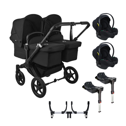 Bugaboo Donkey 5 Twin Pushchair with 2 Avionaut Cosmo Smart Travel System