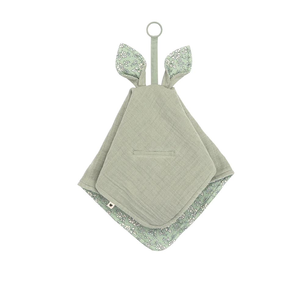 BIBS x LIBERTY Cuddle Cloth Kangaroo Capel - Sage image 0