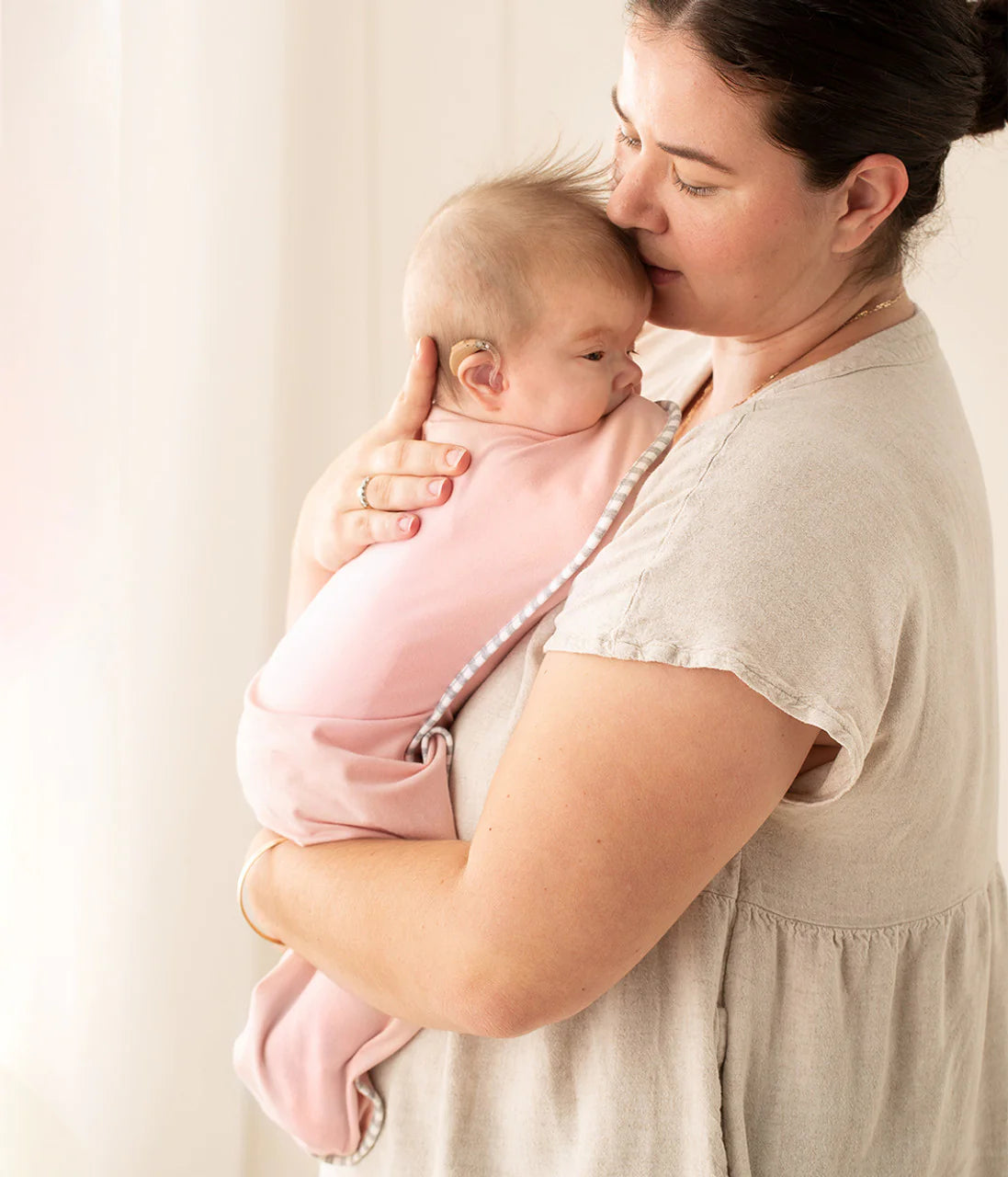 Love To Dream Swaddle Up - Dusty Pink 1 Tog