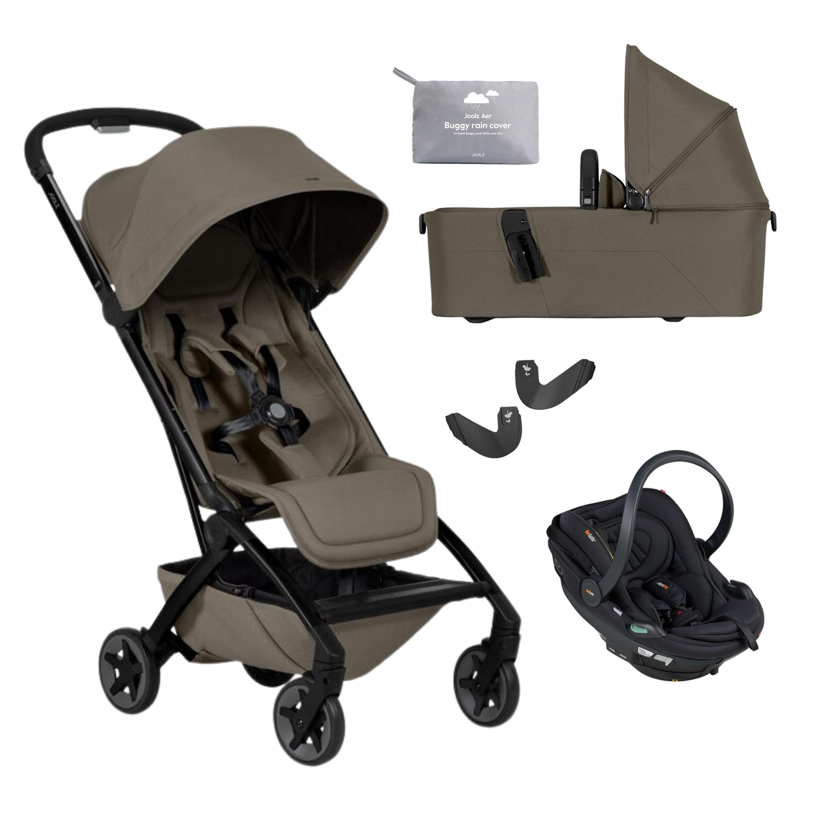 Joolz Aer 2 + Carrycot with BeSafe Go Beyond 2 Travel System