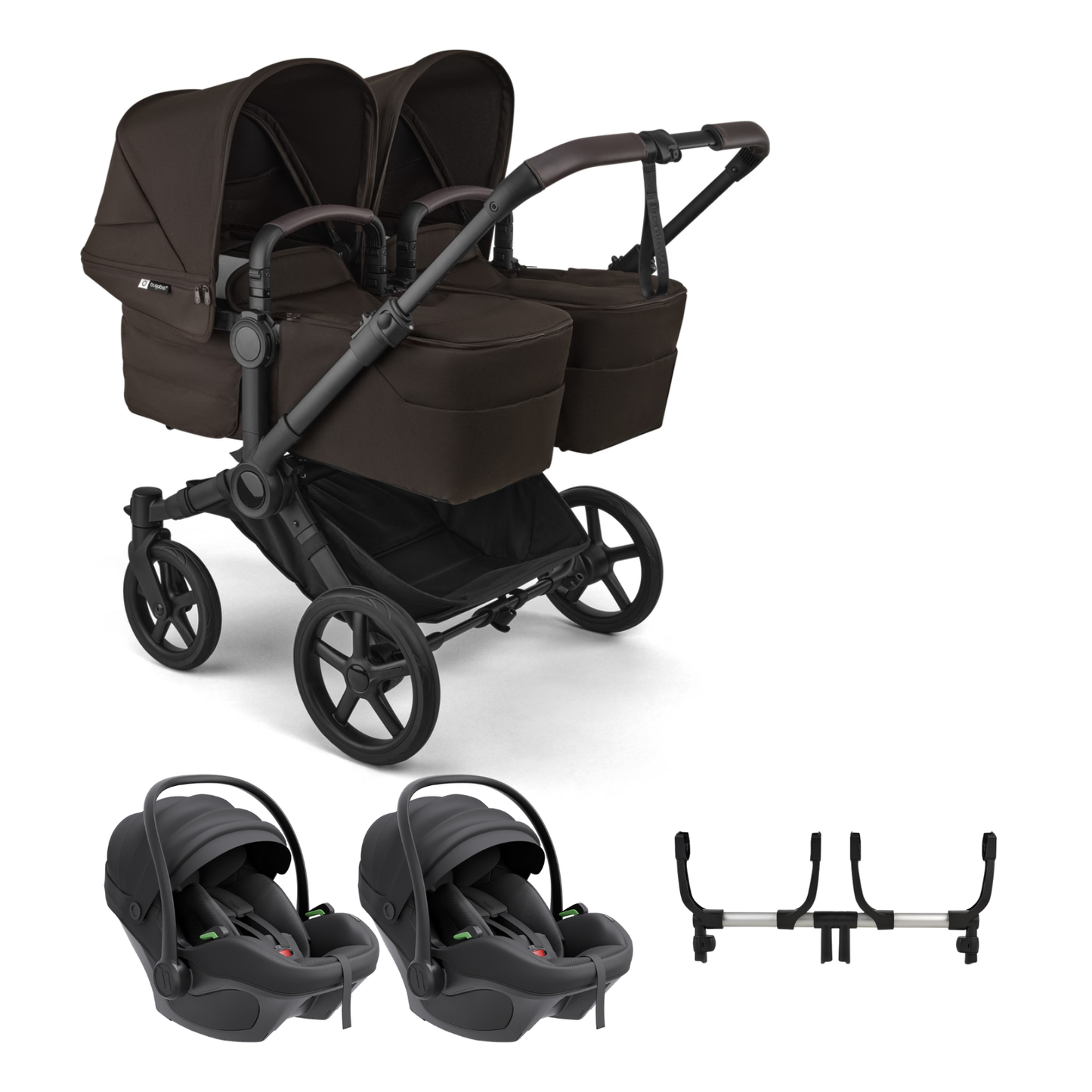 Bugaboo Donkey 6 Twin with Avionaut Pixel 3 Travel System