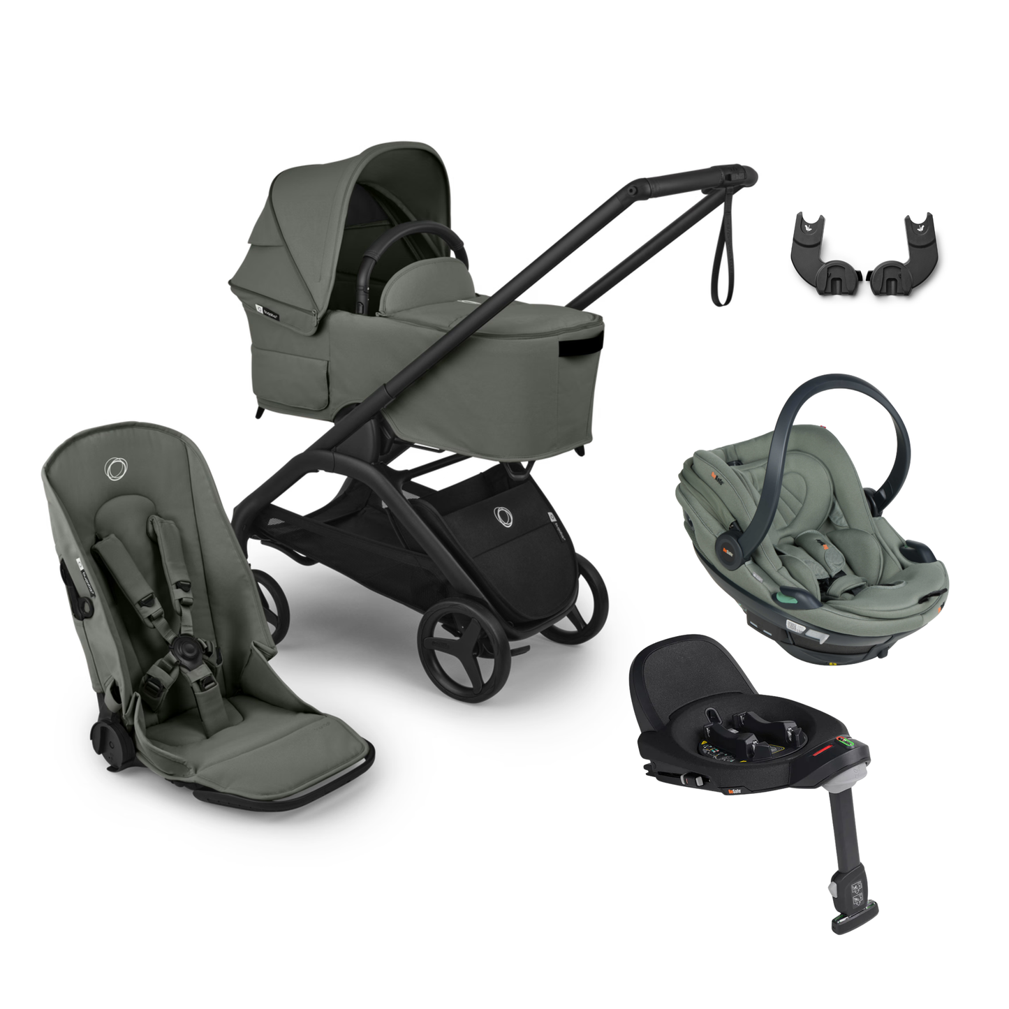 Bugaboo Dragonfly Plus Bundle with BeSafe Go Beyond 2 Travel System