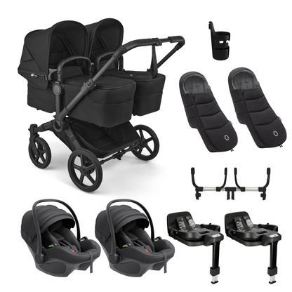 Bugaboo Donkey 6 Twin Complete Bundle with Avionaut Pixel 3 Travel System