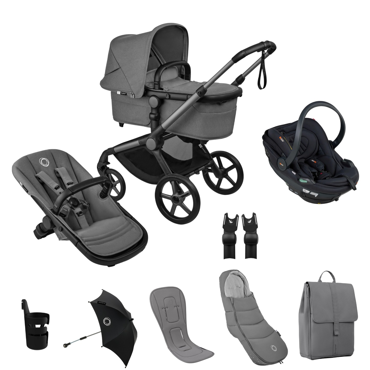Bugaboo Fox 5 Renew Complete Bundle with BeSafe Go Beyond 2 Travel System