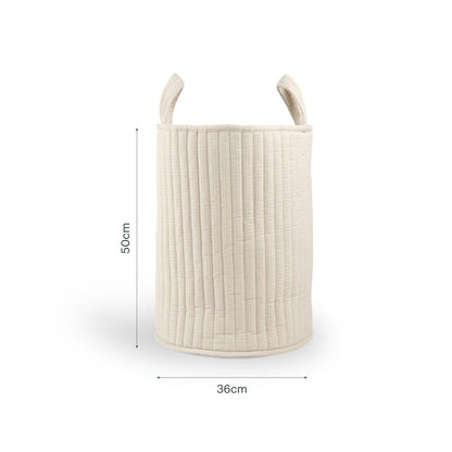 CuddleCo Large Storage Basket - Cashmere Waffle