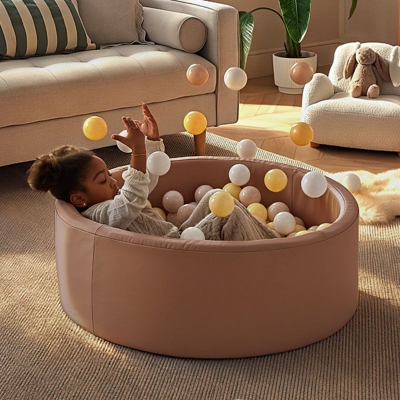 CuddleCo Soft Play Ball Pit with Balls - Tuscany