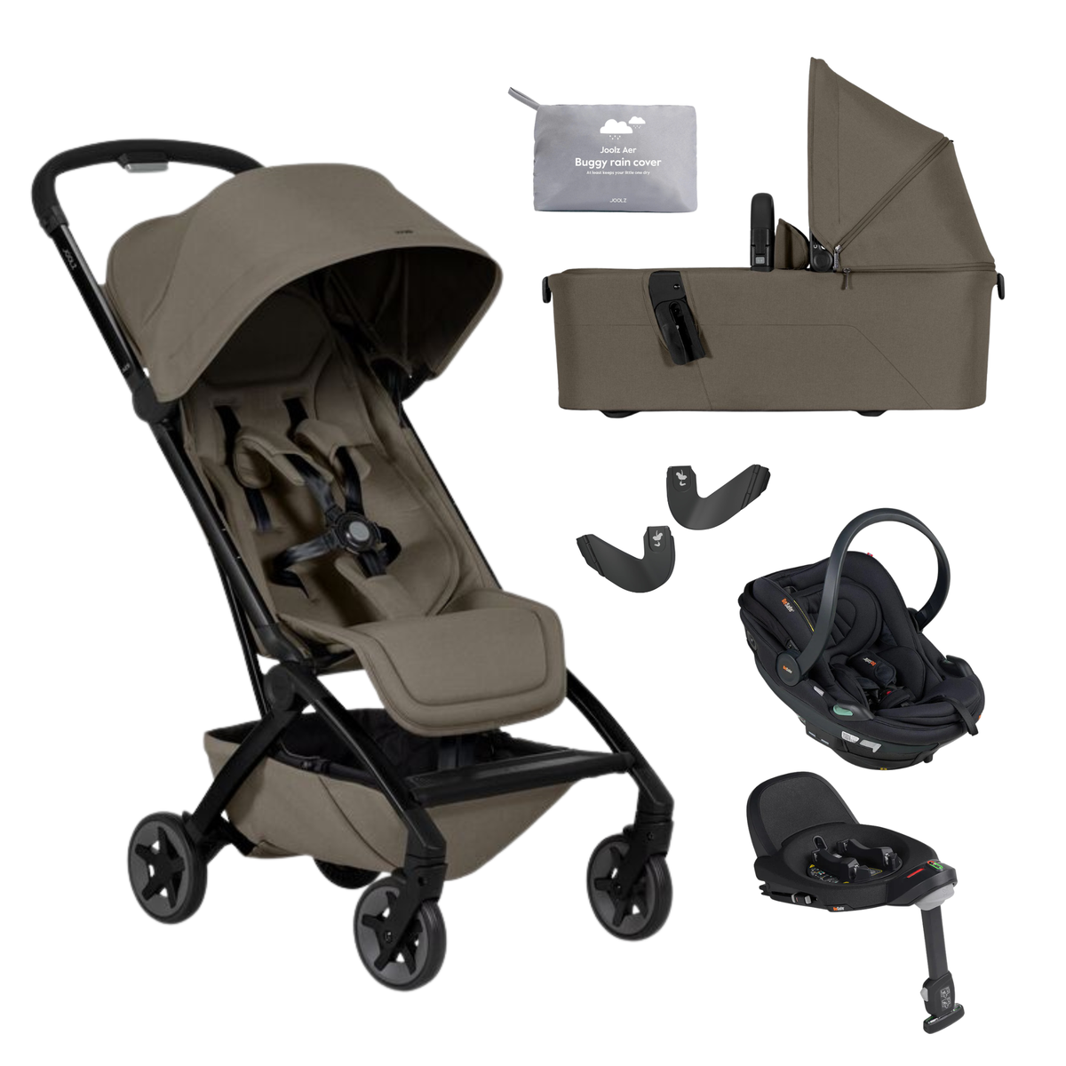 Joolz Aer 2 + Carrycot with BeSafe Go Beyond 2 Travel System