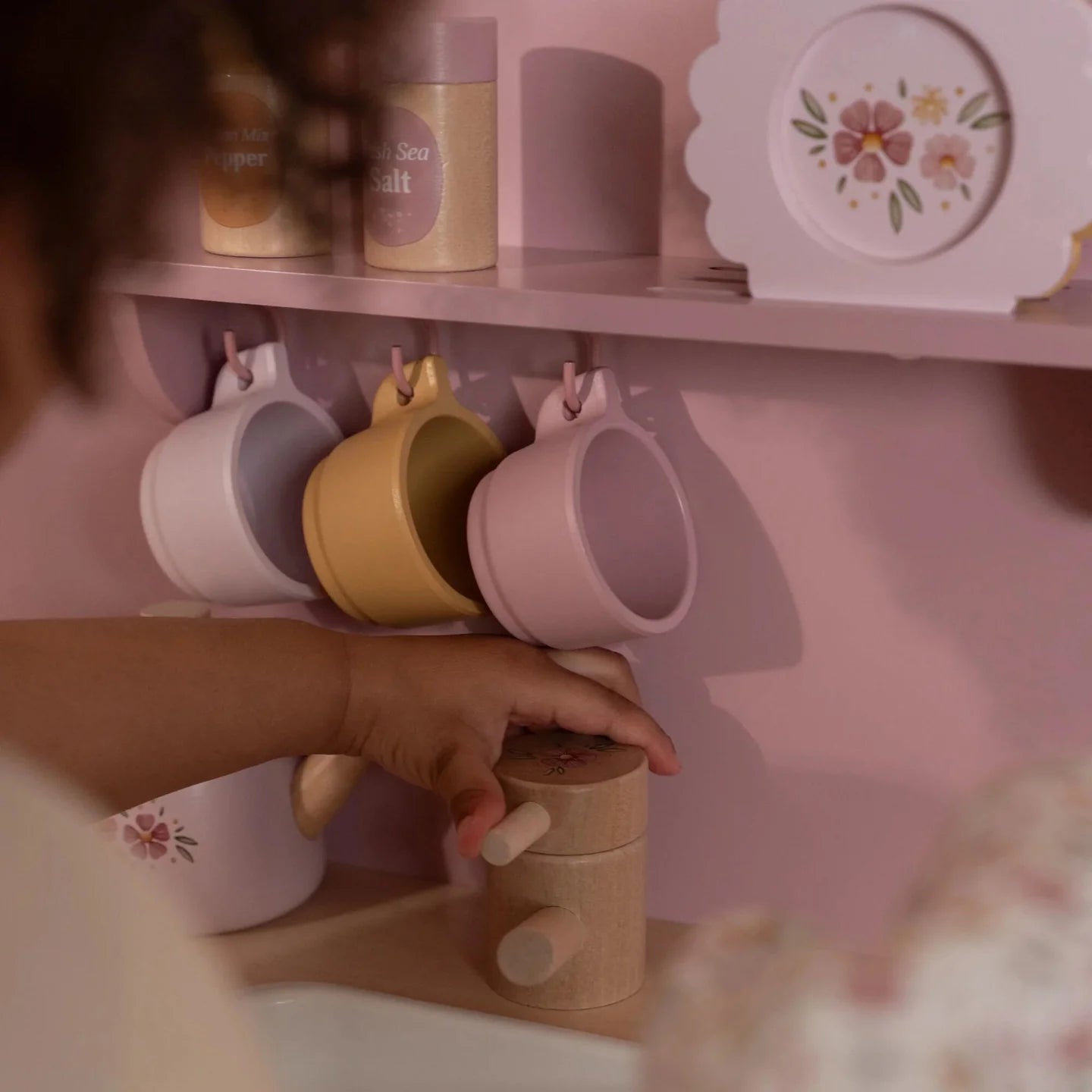 Little Dutch Wooden Play Kitchen - Pink
