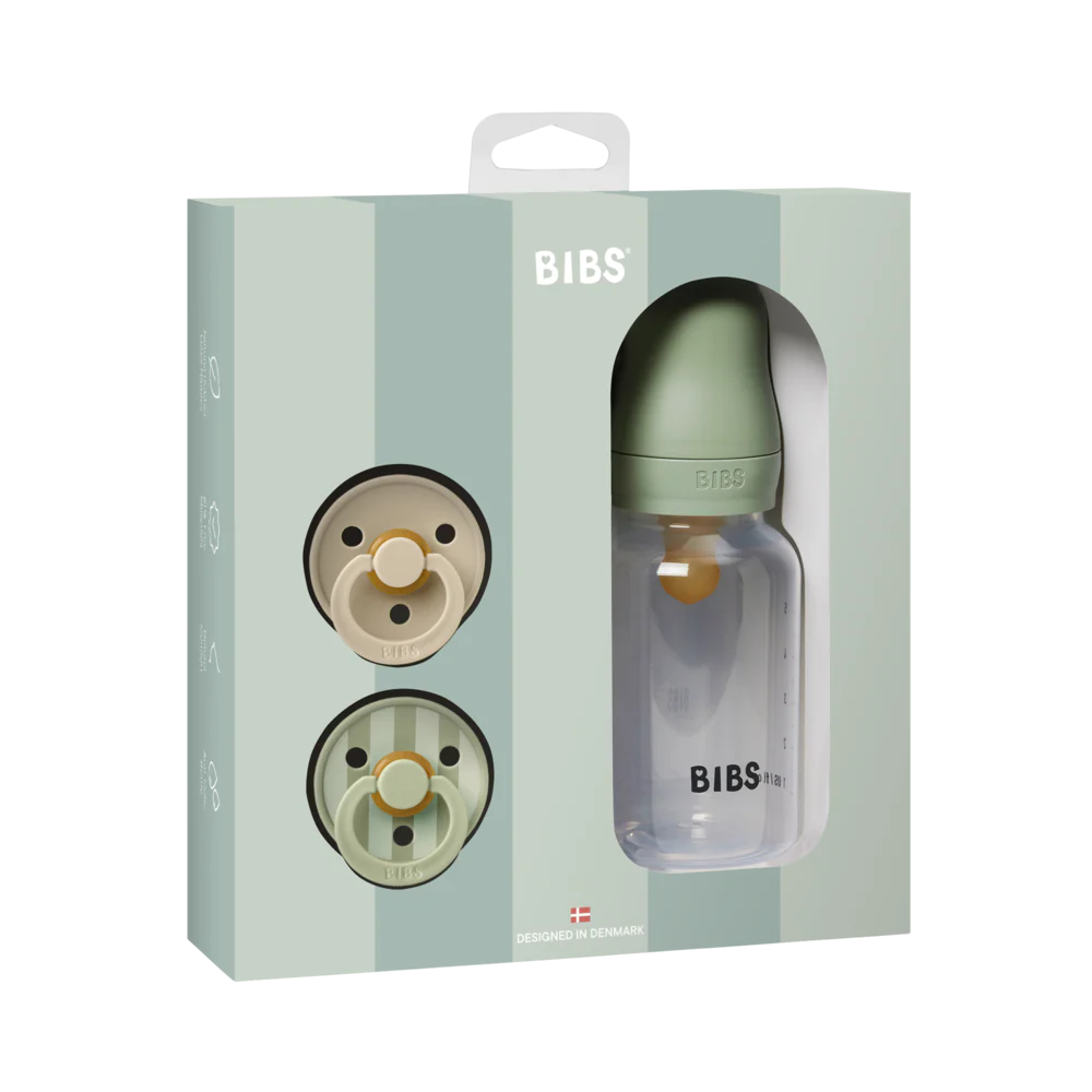 BIBS Baby Sprinkle Gift Set - Sage