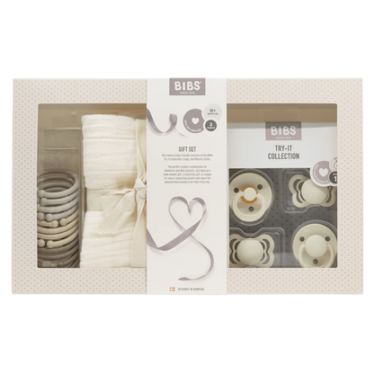 BIBS Newborn Gift Set Cream image 0