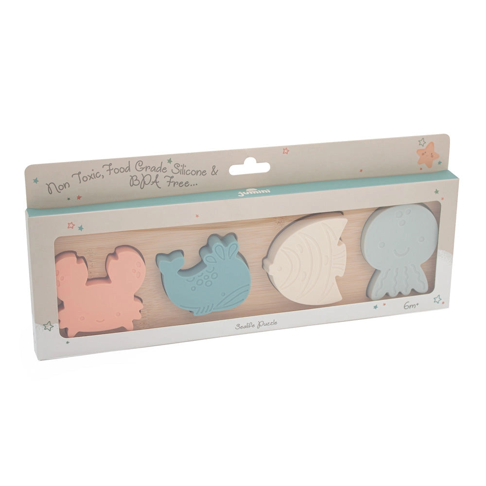 Jumini Silicone Shapes Puzzle - Sea Life