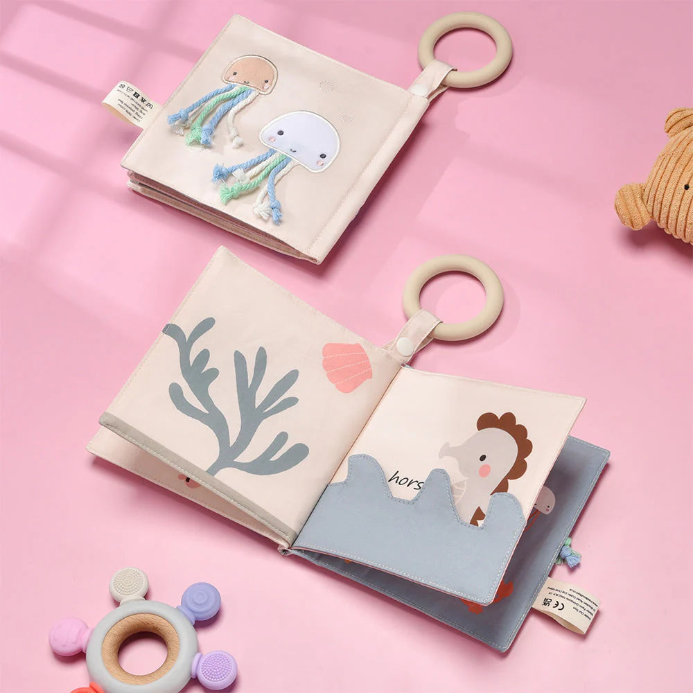Jumini Baby Cloth Book - Ocean