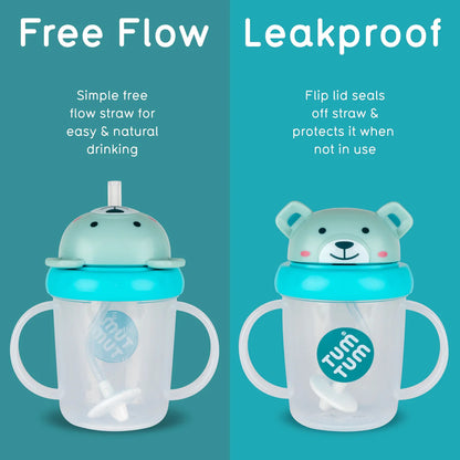 Tum Tum Tippy Up Sippy Cup - Boris Bear 200ml