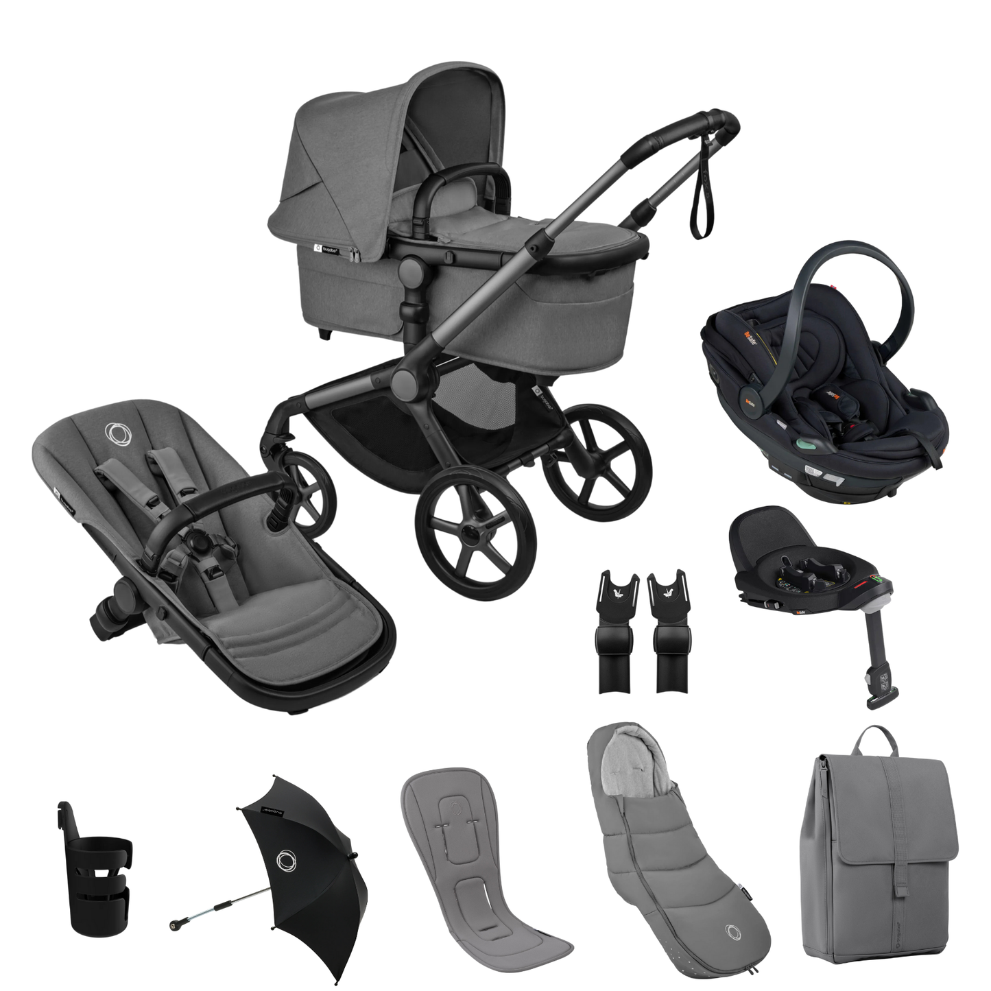 Bugaboo Fox 5 Renew Complete Bundle with BeSafe Go Beyond 2 Travel System