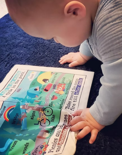 Jo & Nick's Nursery Times Crinkly Newspaper Book - Summer