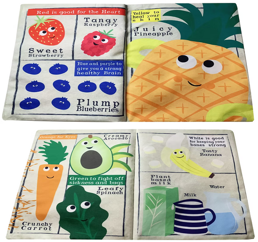 Jo & Nick's Nursery Times Crinkly Newspaper Book - Rainbow Smoothie