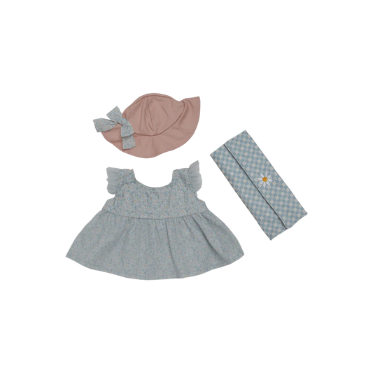 Olli Ella Dinkum Doll Outfit Set - Petal Picnic