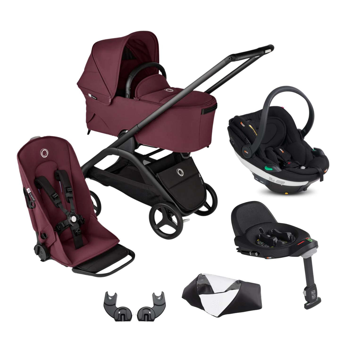 Bugaboo Dragonfly Bundle with BeSafe Go Beyond Travel System