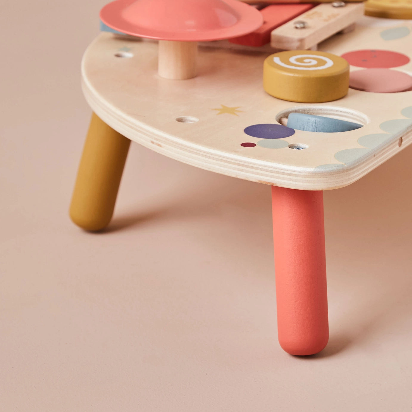 Just Bee Kids Wooden Table Top Music Activity Table