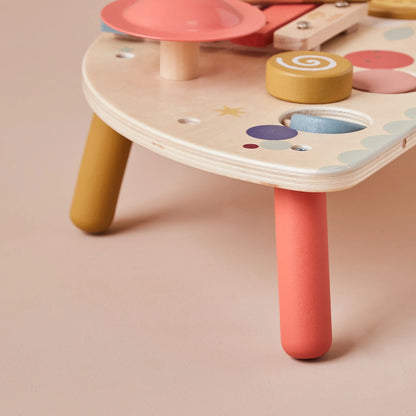 Just Bee Kids Wooden Table Top Music Activity Table