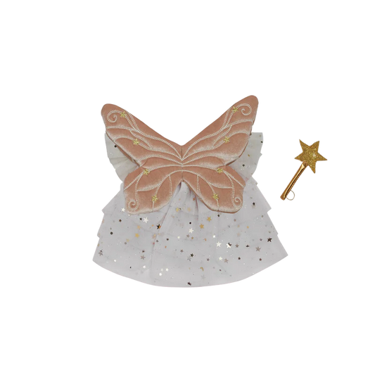 Olli Ella Dinkum Doll Fairy Outfit Set - Pearl