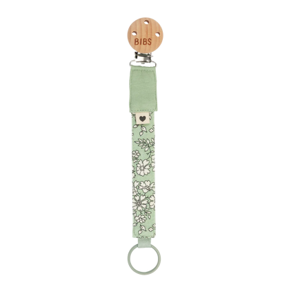 BIBS x LIBERTY Pacifier Clip - Sage - Capel