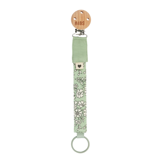 BIBS x LIBERTY Pacifier Clip - Sage - Capel