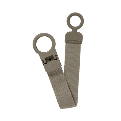 BIBS Dummy Clip Loop - Dark Oak