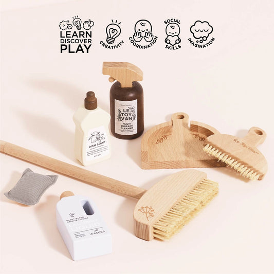 Le Toy Van Wooden Cleaning Set