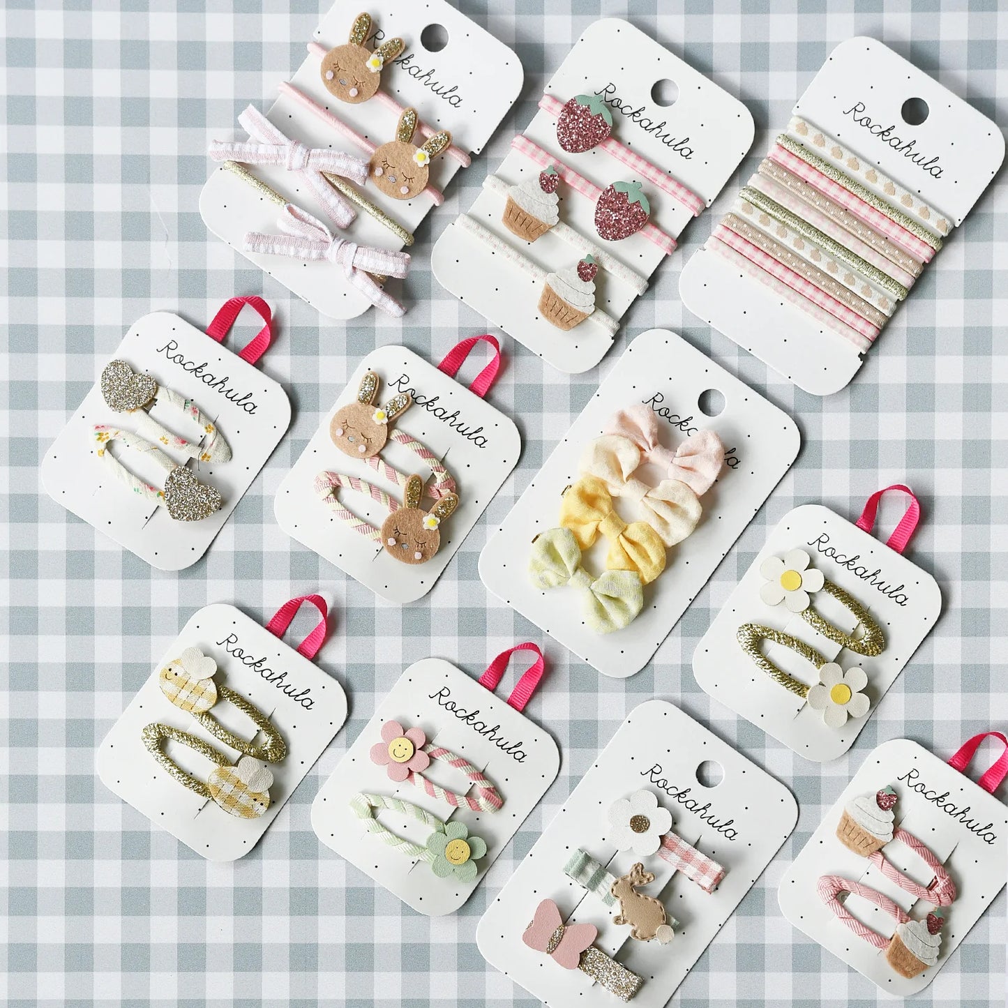 Rockahula Stripy Bunny Clips