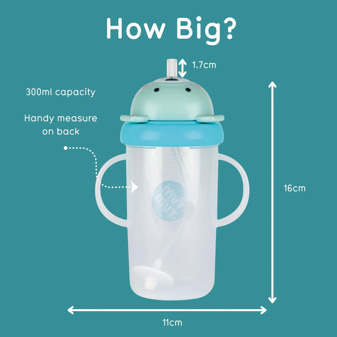 Tum Tum Large Tippy Up Cup - Boris Bear 300ml