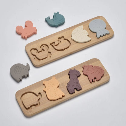 Jumini Silicone Shapes Puzzle - Sea Life