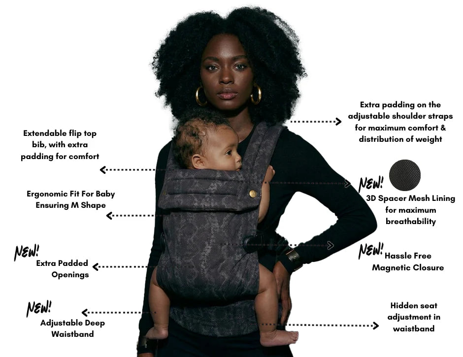 Bizzi Growin Nomad Air Baby Carrier - Serpentine