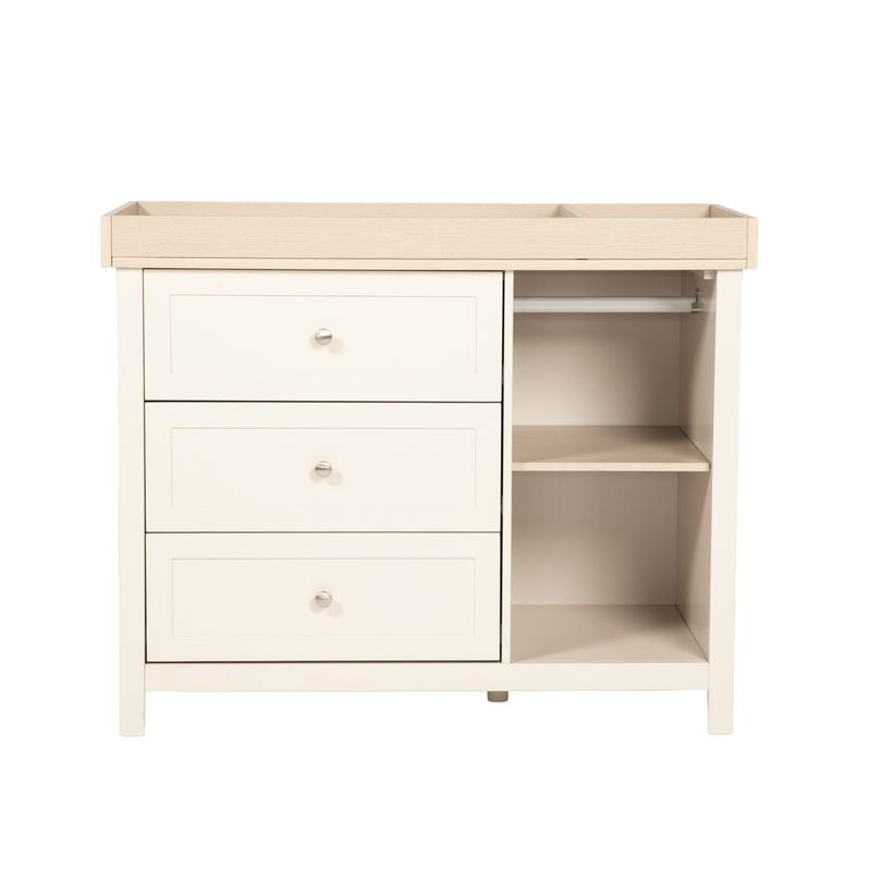 Bebe & Beyond Wanderer 3 Piece Nursery Furniture Set - Cashmere/Oak