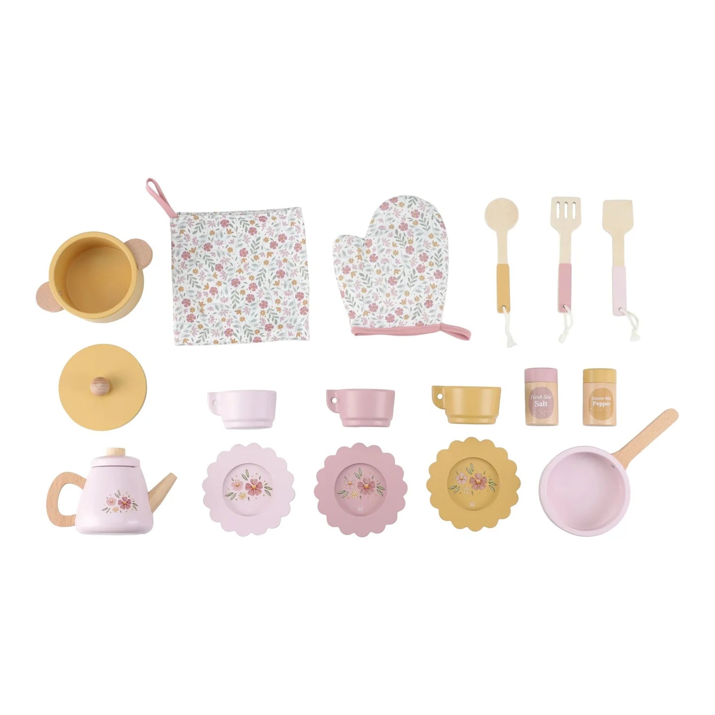 Little Dutch Wooden Play Kitchen - Pink
