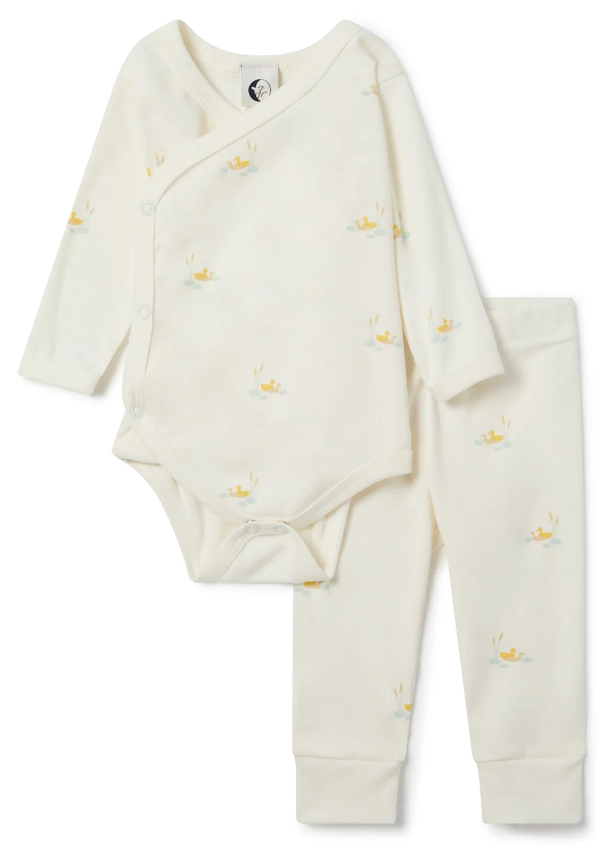 Sleepy Doe Baby Wrap & Trousers Set - Duckling