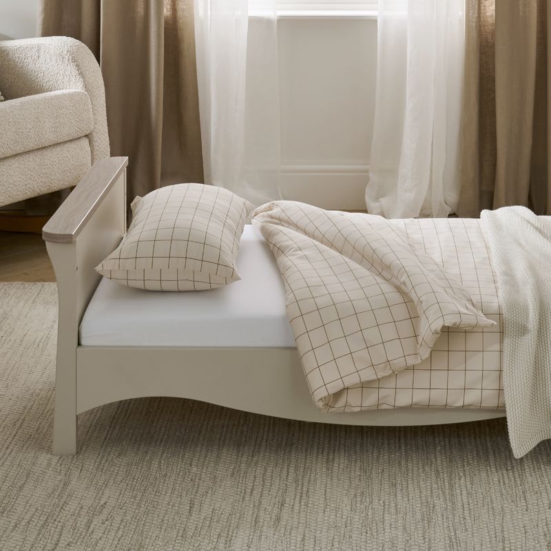 CuddleCo Clara Toddler Bed - Cashmere & Ash