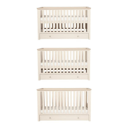 Bebe & Beyond Wanderer 3 Piece Nursery Furniture Set - Cashmere/Oak