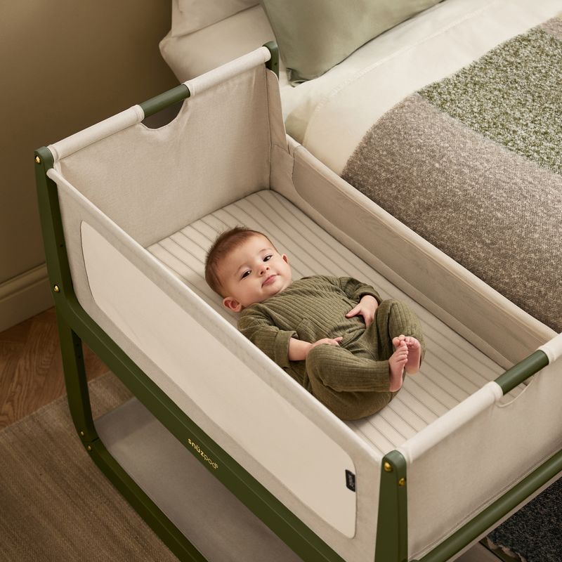 Snüz SnuzPod5 Bedside Crib - Olive