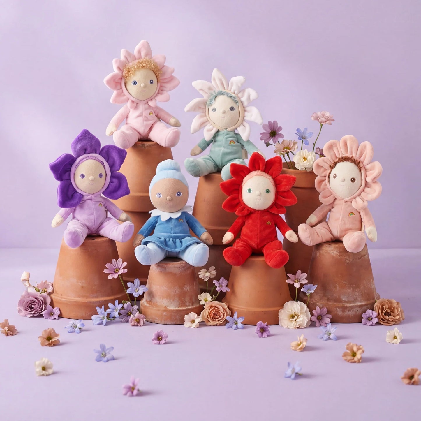 Olli Ella Dinky Dinkum Blossom Buds - Violet