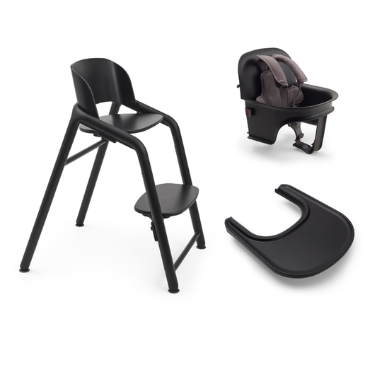 Bugaboo Giraffe Complete High Chair Bundle - Black/Black