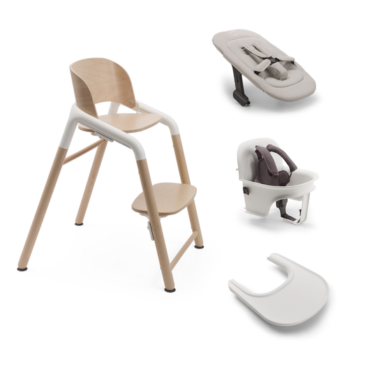 Bugaboo Giraffe Ultimate High Chair Bundle - Neutral/White