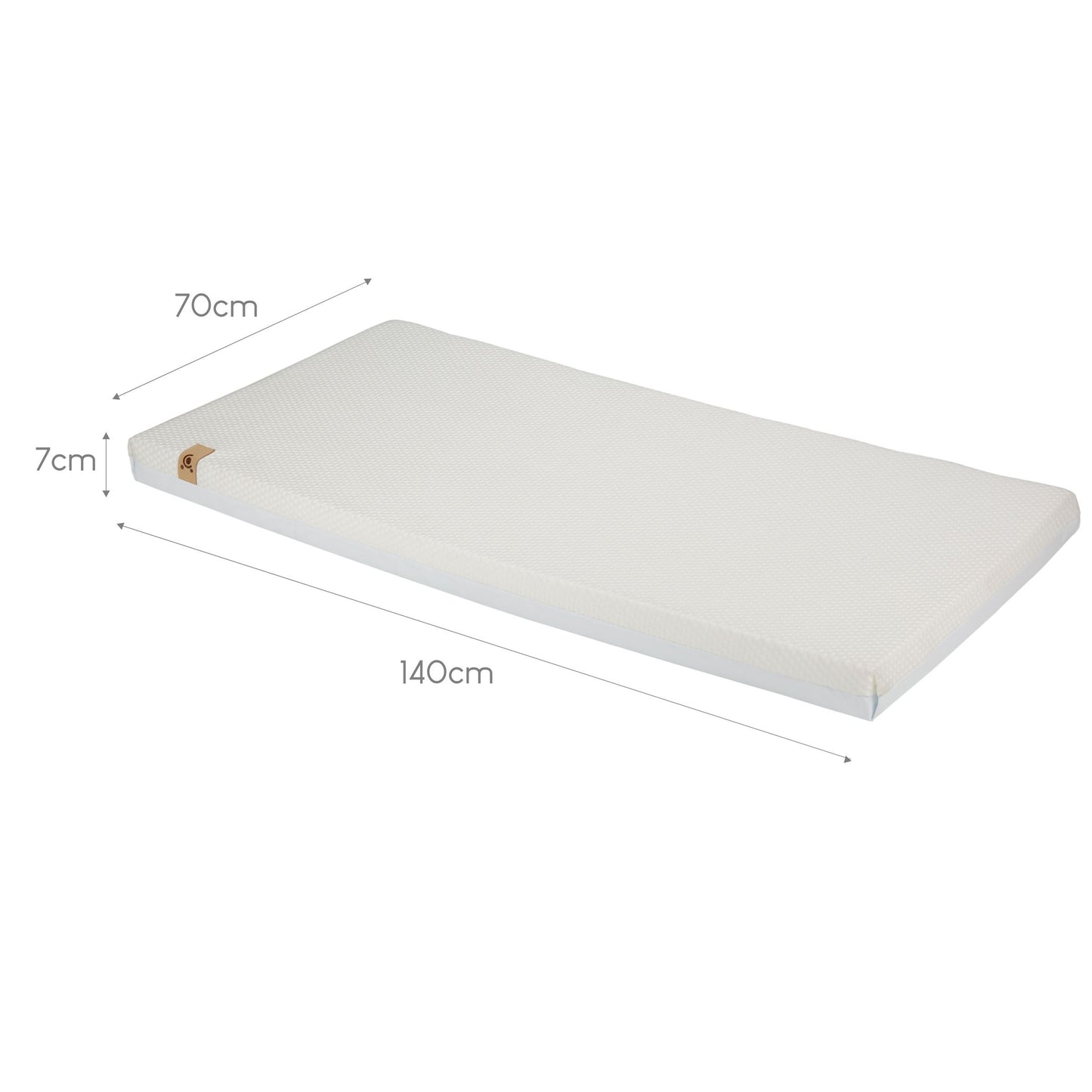 CuddleCo Lullaby Hypo-Allergenic Bamboo Foam Cot Bed Mattress