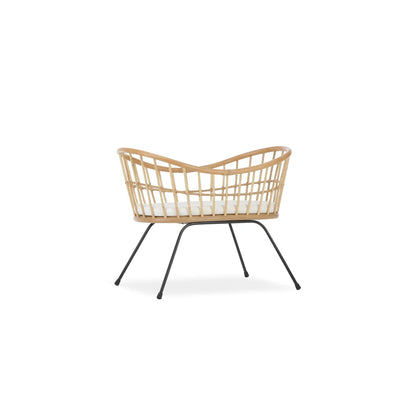CuddleCo Aria Wave Rattan Crib