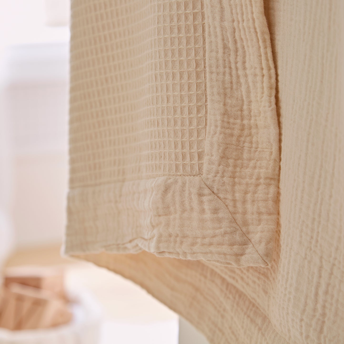 CuddleCo Comforter Blanket - Cashmere Waffle