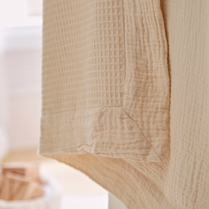 CuddleCo Comforter Blanket - Cashmere Waffle