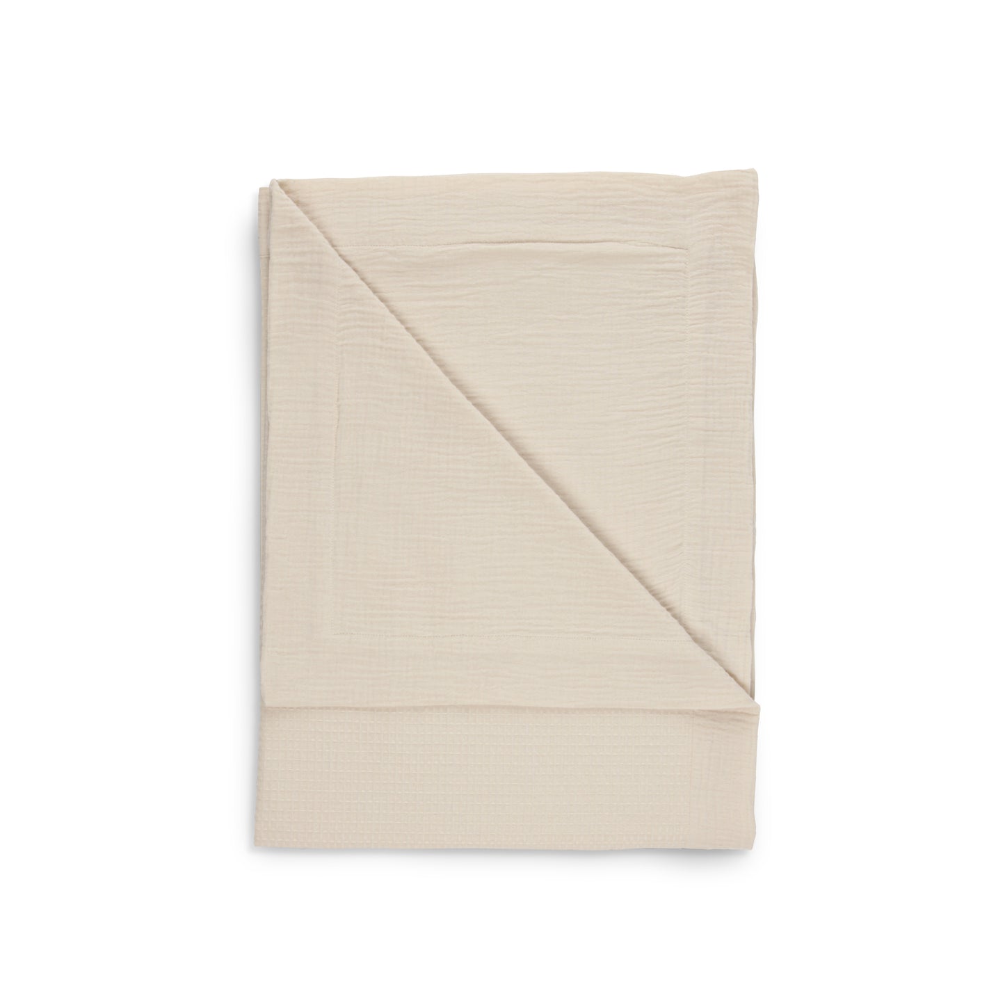 CuddleCo 4 Piece Cot Bed Bedding Set - Cashmere Waffle