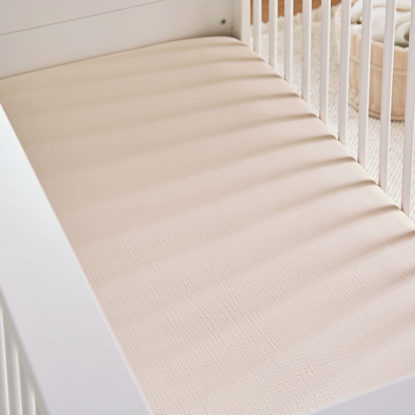 CuddleCo 4 Piece Cot Bed Bedding Set - Cashmere Waffle